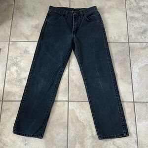 Rustler black vintage straight leg jeans